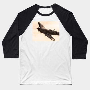 RAF Spitfire up close and personal Baseball T-Shirt